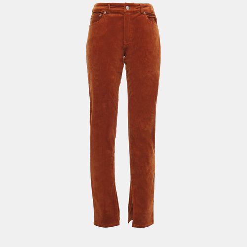 Ganni Brown Corduroy Skinny Leg Pants S (EU 36) - Ganni - Modalova