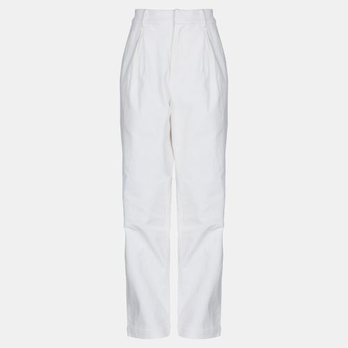 Ganni White Corduroy Pants Size EU 42 - Ganni - Modalova