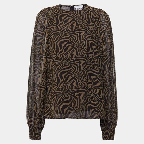 Ganni Viscose Long Sleeved Top EU 38 - Ganni - Modalova