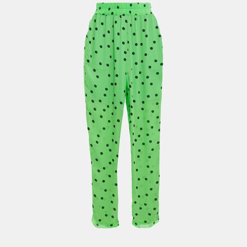 Ganni Green Polka-Dot Chiffon Pants XS (EU 34) - Ganni - Modalova