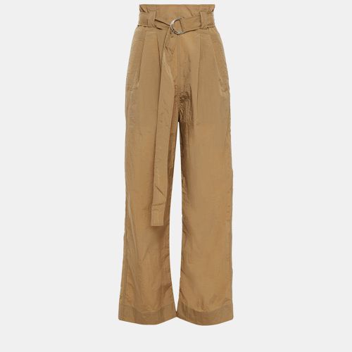 Ganni Brown Polyamide Wide-Leg Pants L (EU 40) - Ganni - Modalova