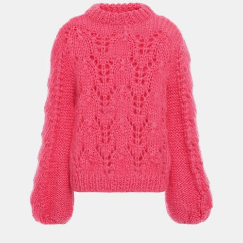 Ganni Mohair wool Crew Neck Sweater S - Ganni - Modalova