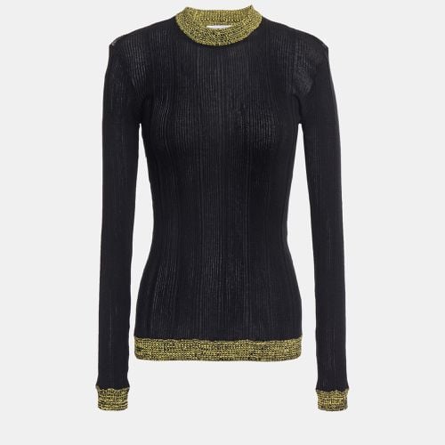 Ganni Cotton Crew Neck Sweater XXS - Ganni - Modalova