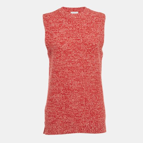 Ganni Red/Pink Knit Sleeveless Top XS - Ganni - Modalova