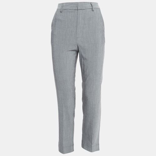 Ganni Grey Stretch Crepe Formal Trousers S - Ganni - Modalova