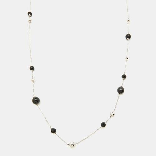 Onyx 925 Beads Long Station Necklace - Georg Jensen - Modalova