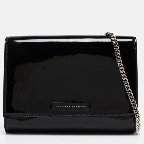 Giuseppe Zanotti Black Patent Leather Wendy Chain Bag - Giuseppe Zanotti - Modalova