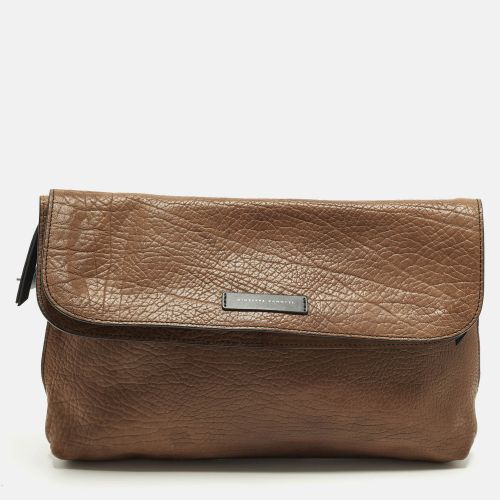 Pebbled Leather Oversized Zip Clutch - Giuseppe Zanotti - Modalova