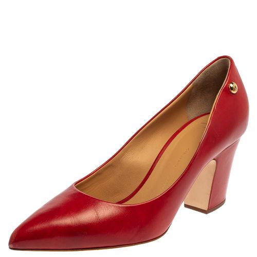 Giuseppe Zanotti Red Leather Pointed Toe Pumps Size 40 - Giuseppe Zanotti - Modalova