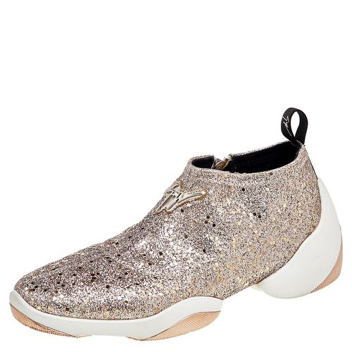 Giuseppe Zanotti Gold Glitter Jump Sneakers Size 40 - Giuseppe Zanotti - Modalova