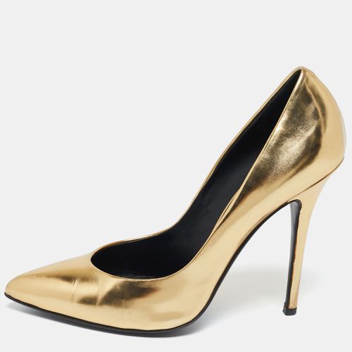 Giuseppe Zanotti Gold Leather Pointed Toe Pumps Size 40.5 - Giuseppe Zanotti - Modalova