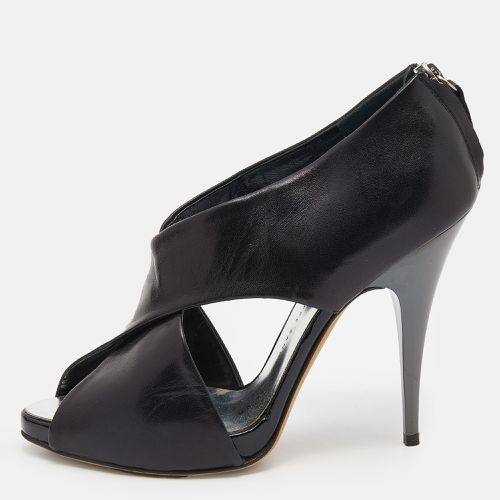 Giuseppe Zanotti Black Leather Crisscross Ankle Booties Size 36 - Giuseppe Zanotti - Modalova