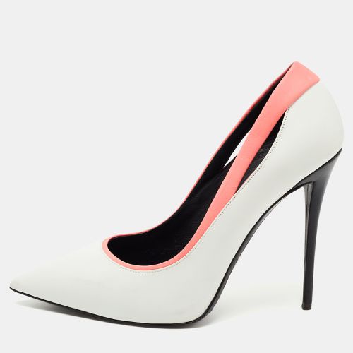 Giuseppe Zanotti White/Pink Leather Pointed Toe Pumps Size 40 - Giuseppe Zanotti - Modalova