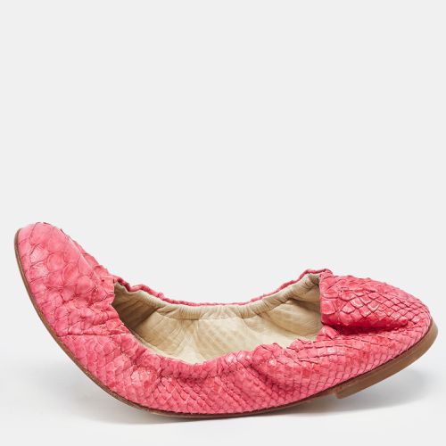 Giuseppe Zanotti Pink Python Ballet Flats Size 38.5 - Giuseppe Zanotti - Modalova