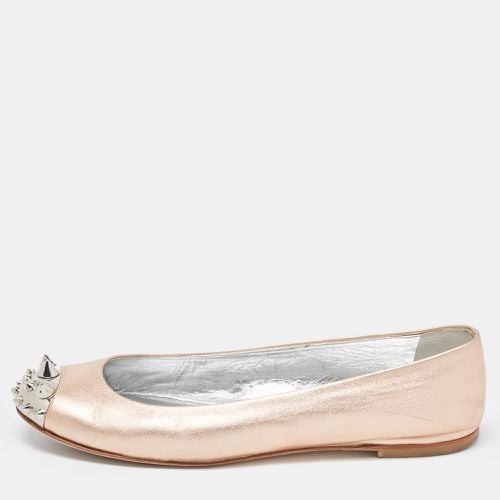 Giuseppe Zanotti Metallic Rose Leather Malika Spike Ballet Flat Size 36 - Giuseppe Zanotti - Modalova