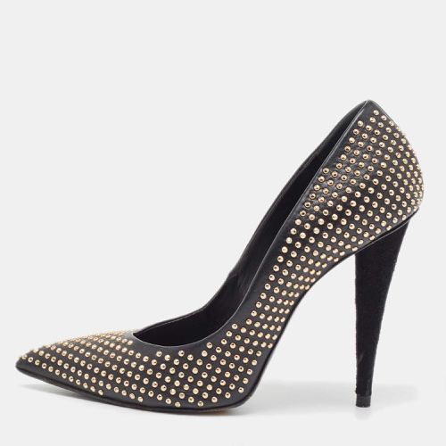 Giuseppe Zanotti Black Studded Suede Ester Pumps Size 36.5 - Giuseppe Zanotti - Modalova