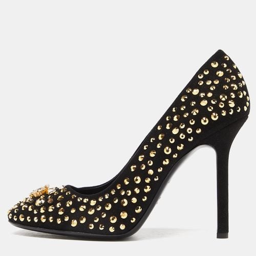 Giuseppe Zanotti Black Suede Crystal Embellished Pumps Size 41 - Giuseppe Zanotti - Modalova