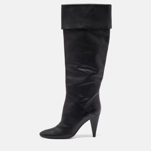 Giuseppe Zanotti Black Leather Knee Length Boots Size 40 - Giuseppe Zanotti - Modalova