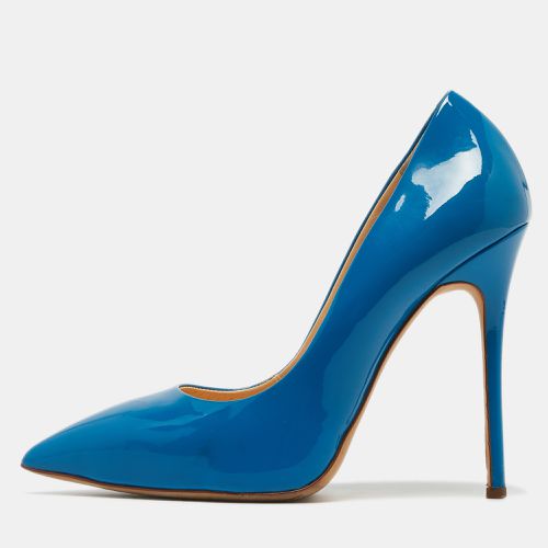 Giuseppe Zanotti Blue Patent Leather Pointed Toe Pumps Size 40 - Giuseppe Zanotti - Modalova