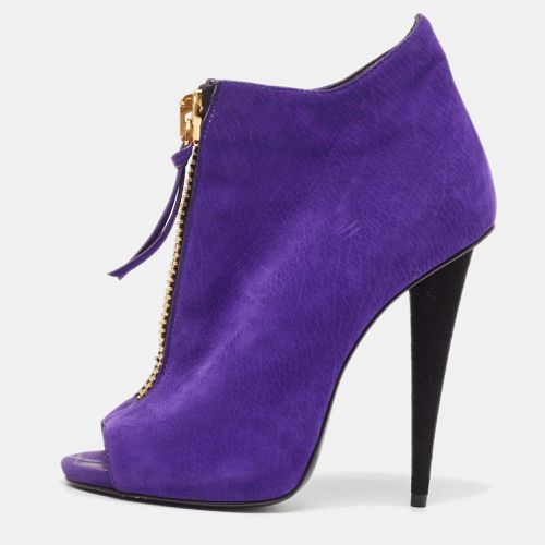 Giuseppe Zanotti Purple Suede Ankle Boots Size 36 - Giuseppe Zanotti - Modalova