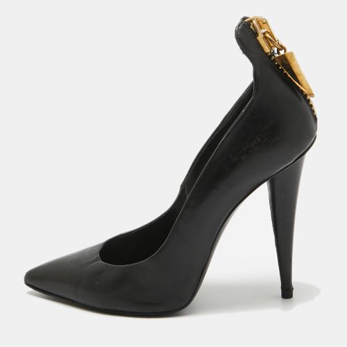 Giuseppe Zanotti Black Leather Horn-zip Back Pumps Size 37 - Giuseppe Zanotti - Modalova