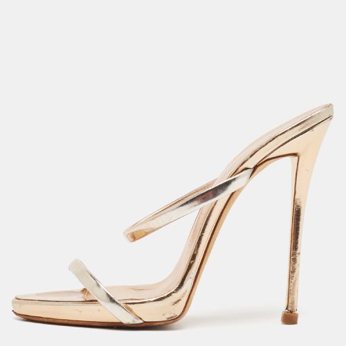 Giuseppe Zanotti Rose Gold Leather Darsey Sandals Size 37 - Giuseppe Zanotti - Modalova