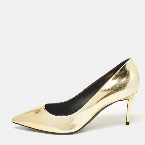 Giuseppe Zanotti Gold Leather Pointed Toe Pumps Size 38 - Giuseppe Zanotti - Modalova