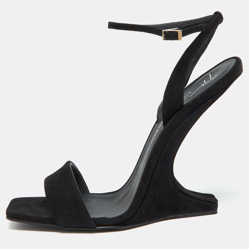 Suede Heelless Ankle Strap Sandals Size 39.5 - Giuseppe Zanotti - Modalova