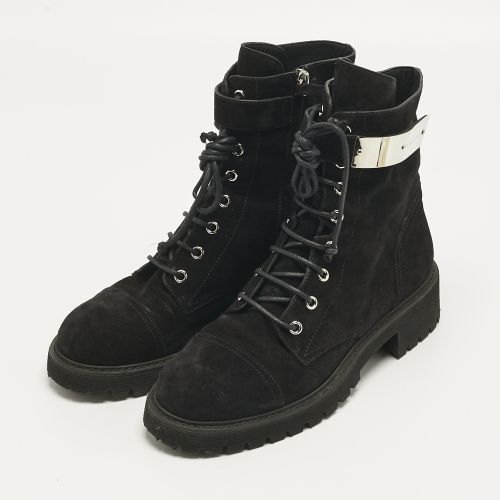 Suede Kommando Combat Boots Size 40 - Giuseppe Zanotti - Modalova
