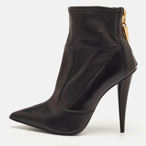 Size 37 Leather Pointed Toe Ankle Length Boots - Giuseppe Zanotti - Modalova
