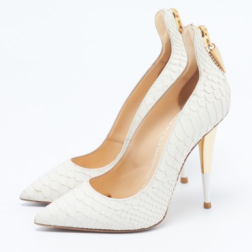 Ester Size 38.5 Python Embossed Leather Pumps - Giuseppe Zanotti - Modalova