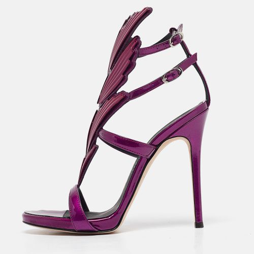 Giuseppe Zanotti Purple Patent Leather Cruel Ankle Strap Sandals Size 36 - Giuseppe Zanotti - Modalova