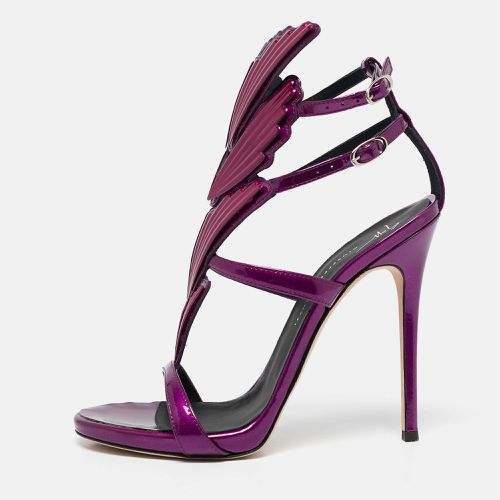 Giuseppe Zanotti Purple Patent Leather Cruel Sandals Size 38 - Giuseppe Zanotti - Modalova