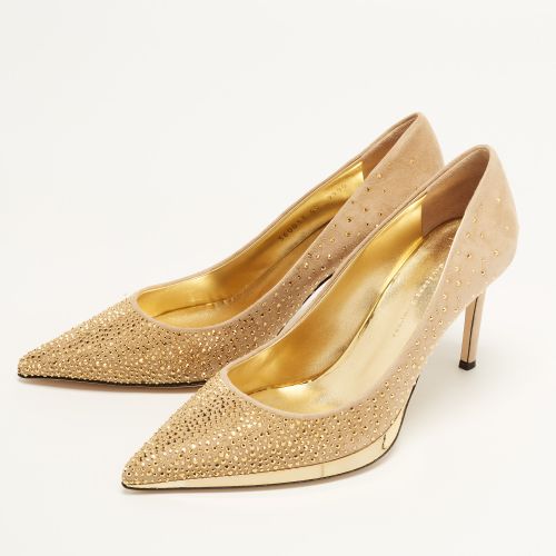 Virgyn Size 40 Suede Crystal Embellished Pumps - Giuseppe Zanotti - Modalova
