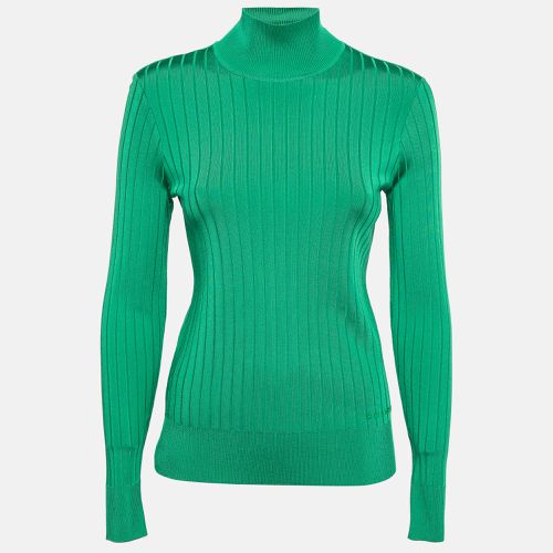 Givenchy Green Rib Knit Turtle Neck Sweater M - Givenchy - Modalova