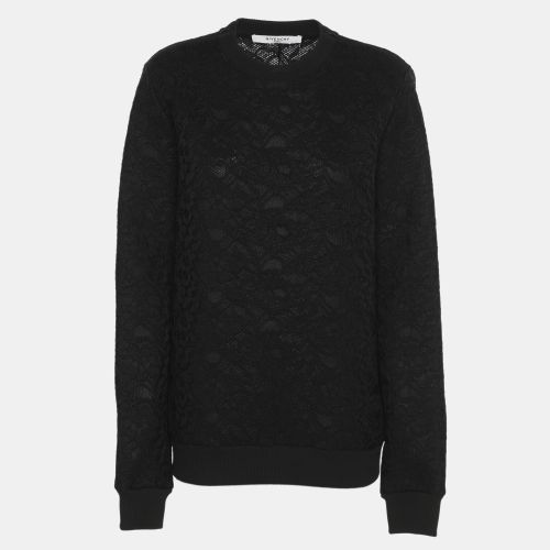 Givenchy Black Lace Sweatshirt M - Givenchy - Modalova