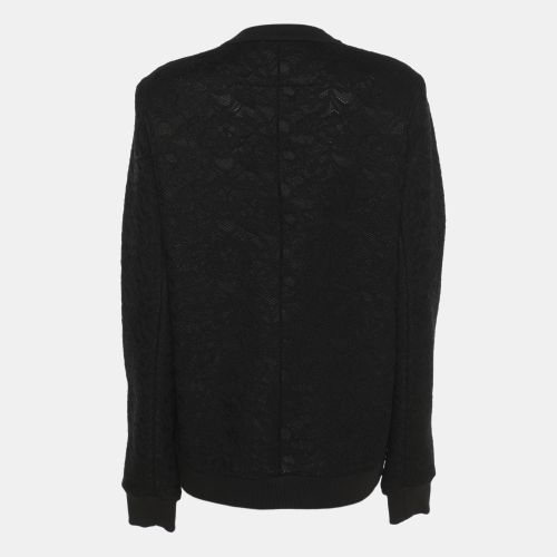 Givenchy Black Lace Sweatshirt M - Givenchy - Modalova