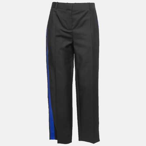 Givenchy Black Mohair Wool Side-Band Detail Trousers M - Givenchy - Modalova