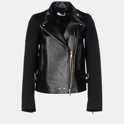 Givenchy Black Leather Zip-Up Jacket XS (FR 34) - Givenchy - Modalova