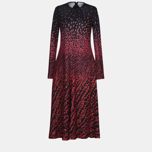 Givenchy Red/Black Printed Crepe Midi Dress M (FR 38) - Givenchy - Modalova