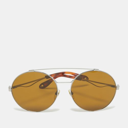 Givenchy Brown/Silver Tone GV 7048/S Run Away Round Sunglasses - Givenchy - Modalova