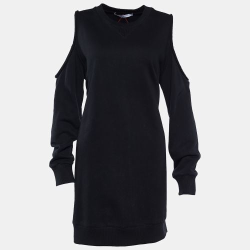 Givenchy Black Cotton Eye Embroidered Cold Shoulder Shift Dress M - Givenchy - Modalova