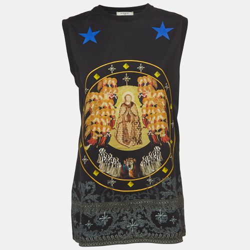 Givenchy Black Printed Cotton Knit Tank Top XS - Givenchy - Modalova