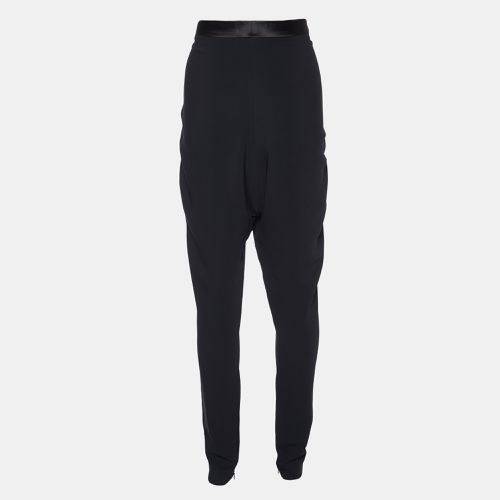 Givenchy Black Crepe Loose Fit Trousers M - Givenchy - Modalova