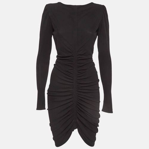 Givenchy Black Jersey Ruched Mini Dress S - Givenchy - Modalova