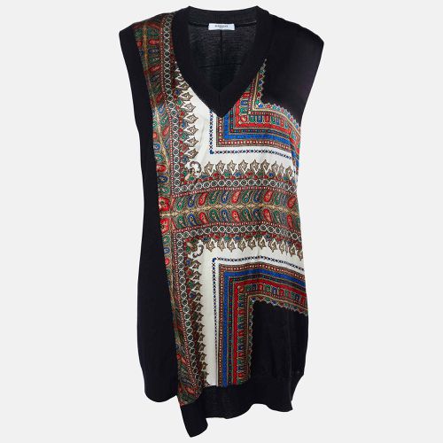 Givenchy Black Printed Silk & Wool Sleeveless Tunic S - Givenchy - Modalova