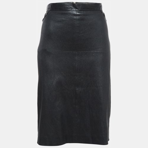 Givenchy Black Leather Zip-Up Skirt L - Givenchy - Modalova