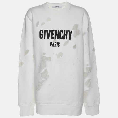 Givenchy White Fabric Sweater M - Givenchy - Modalova