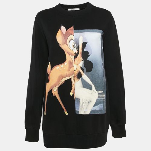 Givenchy Black Bambi Print Cotton Sweatshirt XS - Givenchy - Modalova