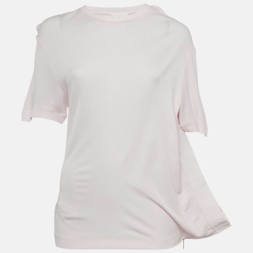 Givenchy Pink Jersey 4G Asymmetrical Top S - Givenchy - Modalova